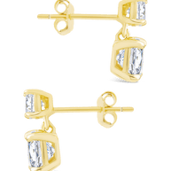 Sterling Silver Galatea Brilliant Cut CZ Studs