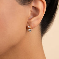 Sterling Silver Galatea Brilliant Cut CZ Studs