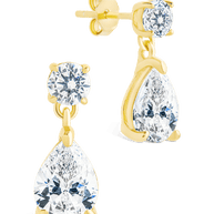 Sterling Silver Imogen CZ Studs