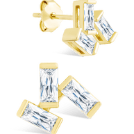 Sterling Silver Macy CZ Studs