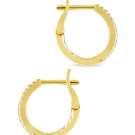 Sterling Silver Lilia CZ Infinity Hoops