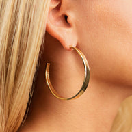 Graduating Hoop Earrings