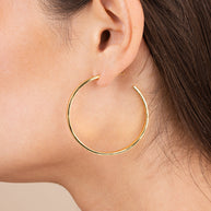 Graduating Hoop Earrings