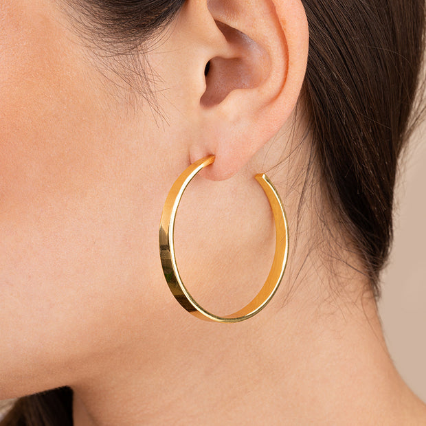 Graduating Hoop Earrings