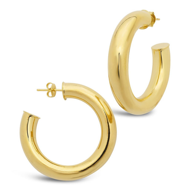 Thick Hollow Hoops