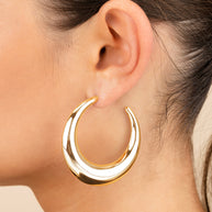 Trixie Tube Hoop Earrings