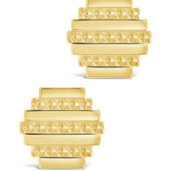Sezia Textured Stud Earrings