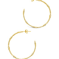 Claudette Chain Hoop Earrings