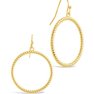 Terina Circle Dangle Earrings