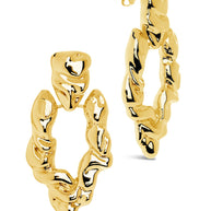 Tali Molten Metal Chunky Drop Earrings