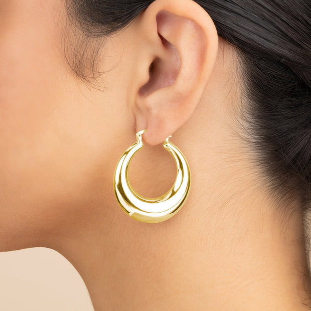 Quinn Tube Hoop Earrings