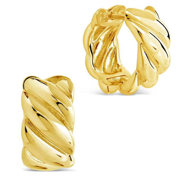 Bailey Twist Micro Hoop Earrings