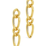 Jacqueline Chain Drop Stud Earrings