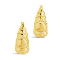 Petite Croissant Hoop Earrings
