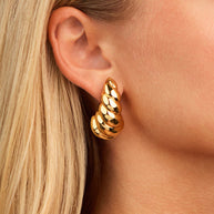 Bobine Statement Stud Earrings