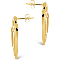 Beating Heart Statement Stud Earrings