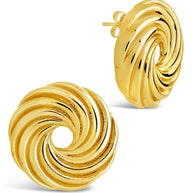 Cruller Stud Earrings
