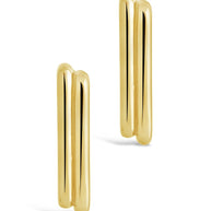 Baguette Hoop Earrings
