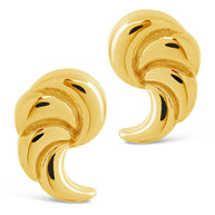 French Horn Stud Earrings