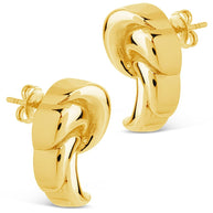 French Horn Stud Earrings
