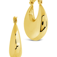 Brooklyn Chunky Tube Hoop Earrings