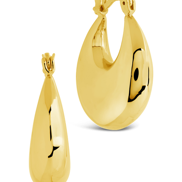 Brooklyn Chunky Tube Hoop Earrings