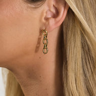 Frankie Chain Link Drop Earrings