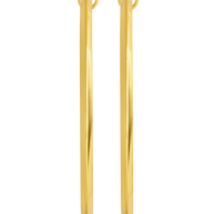Leona Polished Hoop Earrings