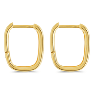 Annika Polished Micro Hoop Earrings