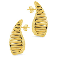Vale Textured Stud Earrings