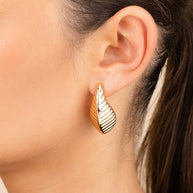 Vale Textured Stud Earrings