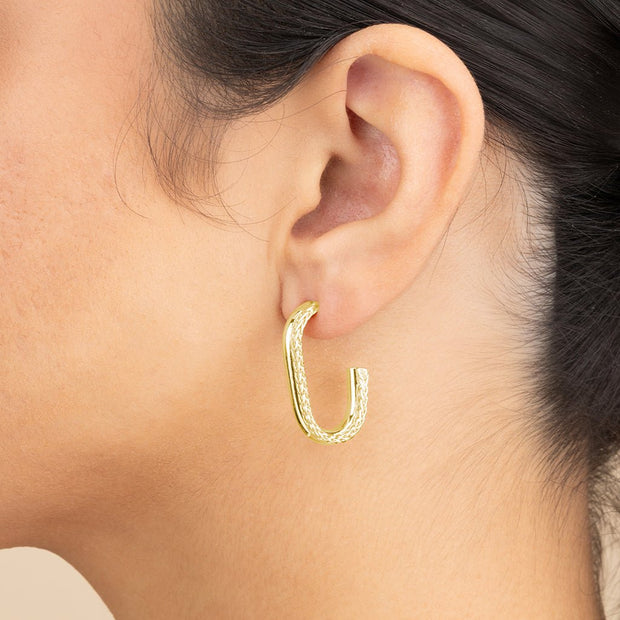 Callista Braided Suspender Earrings