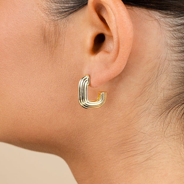 Briella Ribbed Earrings