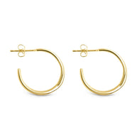 Katya Textured Hoop Earrings