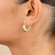 Lysandra Bubble Hoop Earrings