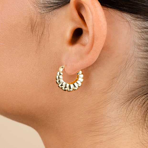 Lysandra Bubble Hoop Earrings