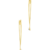 Rorie Heart Threader Hoops