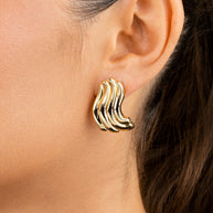 Sylvie Ripple Statement Studs