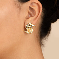 Leni Twist Statement Studs