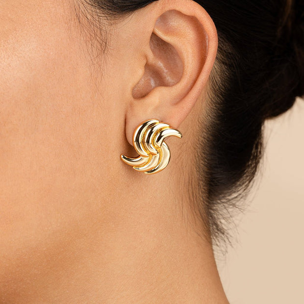 Leni Twist Statement Studs