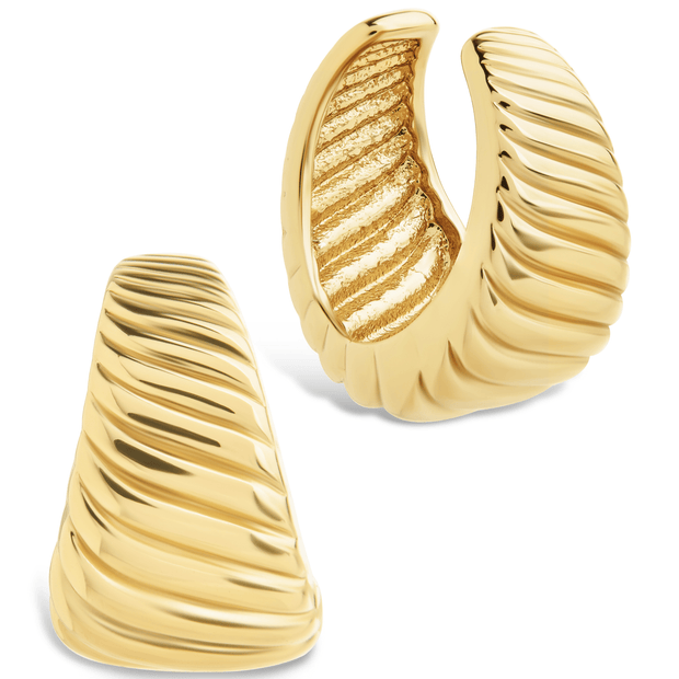 Beth Twisted Croissant Ear Cuff