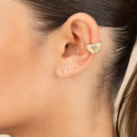 Beth Twisted Croissant Ear Cuff