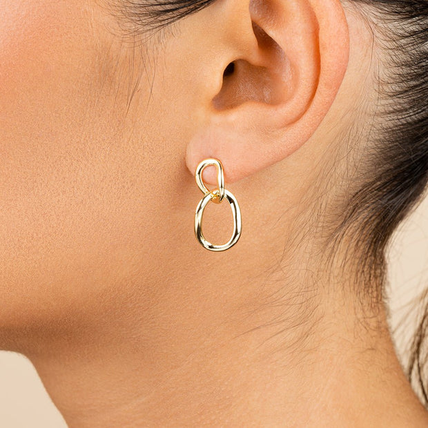 Cruz Double Link Drop Studs