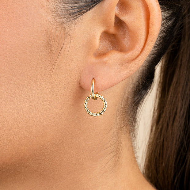 Hassie Delicate Twist Hoops