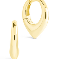Colby Pointed Teardrop Hoops