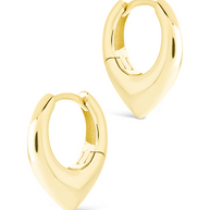 Colby Pointed Teardrop Hoops