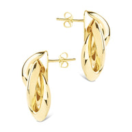 Ashton Layered Door Knocker Stud Earrings