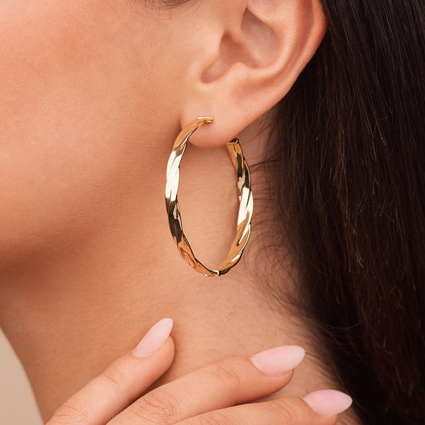 Temperance Braided Hoops