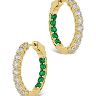 Karsyn Emerald Classic Hoops