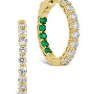 Karsyn Emerald Classic Hoops